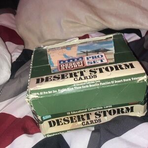 Desert Storm Pro Set Cards